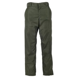 Prada Triangle Logo Trousers in Green Nylon